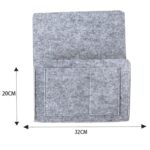 B05006 Bolsa de almacenamiento de fieltro Bolsa para colgar junto a la cama Sofá Cama Bolsa de almacenamiento de desechos laterales - Imagen 3