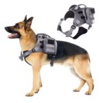 Correa de pecho a prueba de explosiones para perros con mochila combinada desmontable, M
