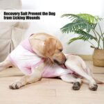 Ropa postoperatoria para perros Tie-dye Fácil de poner y quitar Ropa de esterilización para mascotas, S - Imagen 5