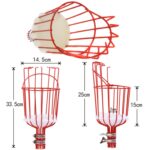 Recolector de frutas aéreo de acero inoxidable Herramientas para recoger frutas, With Rod 10 Sections 4m - Imagen 3