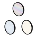 Filtro de cámara de efectos especiales de película de pantalla ancha cepillada para fotografía, 72mm+Blue - Imagen 2