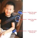 Ajuste del cinturón de seguridad del asiento infantil del automóvil Fijador de límite anticolisión - Imagen 3
