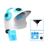 Soporte para teléfono con protector solar para casco pequeño Soporte para teléfono móvil para motocicleta, especificaciones:, White Helmet