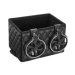 Reposabrazos de coche Caja de almacenamiento plegable Portavasos de agua multifuncional