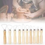 10 unids/set herramientas de raspador a granel de arcilla de cerámica de arte, 10pcs/set