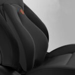 SR-21 Cojín lumbar para automóvil Reposacabezas Asiento Accesorios de espuma viscoelástica, Estilo:, Ordinary Lumbar Support (Black)
