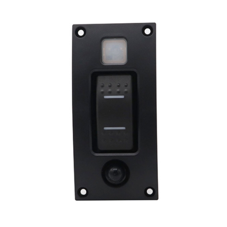 TBD0603582201.jpg Interruptor de restablecimiento autoblocante marino con luz indicadora de protección contra sobrecarga, ON-OFF-ON 3 Switch - Imagen 1