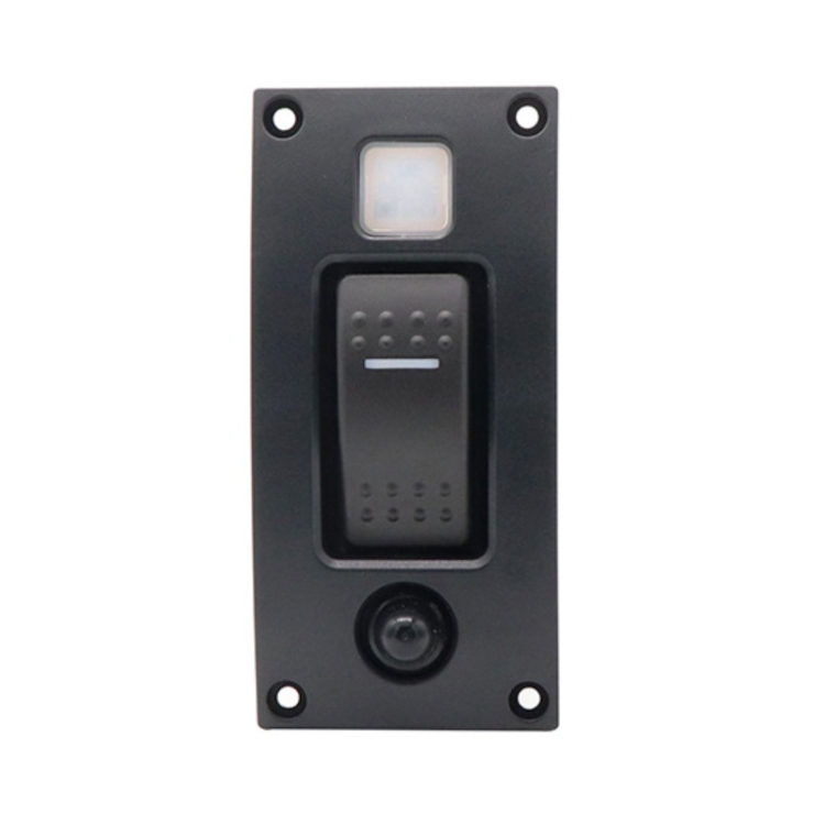 TBD0603582202.jpg Interruptor de restablecimiento autoblocante marino con luz indicadora de protección contra sobrecarga, ON-OFF 2 Switch - Imagen 1