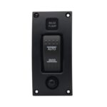 Interruptor de restablecimiento autoblocante marino con luz indicadora de protección contra sobrecarga, ON-OFF-ON 3 Switch (Printed)