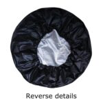 Cubierta de rueda de repuesto de cuero sintético de PVC Protector de llanta trasera, 17 inch - Imagen 3