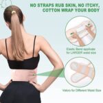 Paquete de ayuda para el cuidado a prueba de fugas Ayudas para el acondicionamiento del sueño, Waist+Neck White - Imagen 5