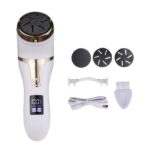 Removedor de callos de pie eléctrico recargable JD-510 con aspiradora, White