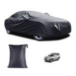 Cubierta de coche de protección solar de lluvia de coche de tela recubierta de plata 190T con tira reflectante, Y-L