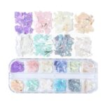 Symphony Flake Mica Flake Shell Nail Art Lentejuelas, BH