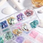 Symphony Flake Mica Flake Shell Nail Art Lentejuelas, BH - Imagen 4