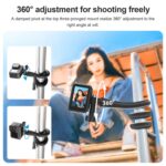 Trípode de pulpo con soporte de montaje flexible TELESIN para mini cámara de acción y teléfono móvil, especificaciones:, With Phone Clip Kit - Imagen 7