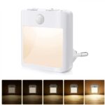 NL2101 Sensor de movimiento LED Luz nocturna Enchufe de CA Atenuación Luces de sueño, Especificaciones:, NL2101 Warm US Plug