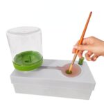Herramienta limpiadora de pinceles para pintura al óleo con contenedor de agua Lavadora de bolígrafos de pintura, GEN 1 Green