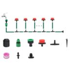 Sistema de riego por goteo de manguera, sistema de riego de plantas, goteros ajustables de 360 grados, 10m Kit