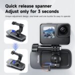 TELESIN 360 grados de rotación magnética mochila Clip abrazadera montaje para cámara de acción - Imagen 4