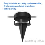SKS-JZ-13 DC 12V 10m 15 LEDs Bluetooth RGB Cadena de luces para césped Luces LED enterradas a prueba de agua, UK Plug - Imagen 9