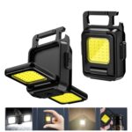Linterna COB de doble cara, mini llavero, luz para acampar, With Stand - Imagen 2