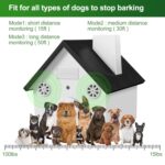 Dispositivos ultrasónicos de control de ladridos para perros, entrenamiento para perros con un alcance de hasta 50 pies, CSB12 - Imagen 3