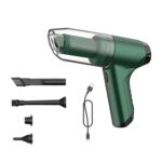 SUITU ST-6671 Aspirador inalámbrico para automóvil Pequeño de mano Soplado y succión de doble uso, estilo:, Brushless Dark Green