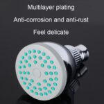AL-63620 Cabezal de ducha de baño desmontable Boquilla de techo de baño de plástico con rociador superior - Imagen 3