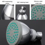 AL-63620 Cabezal de ducha de baño desmontable Boquilla de techo de baño de plástico con rociador superior - Imagen 4