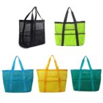 Bolsa de playa de malla de gran capacidad para nadar - Imagen 2