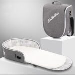 706 Mochila Cuna móvil portátil Cama de bebé plegable multifuncional, Gray