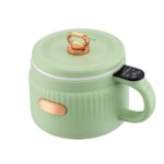 MC12B pequeño multifuncional hogar dormitorio fideos instantáneos olla antiadherente eléctrica olla caliente enchufe de EE. UU., MC12B