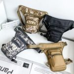 Bolsa de cintura y pierna para montar en motocicleta al aire libre, riñonera con varios compartimentos para hombre - Imagen 2