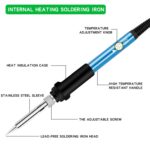 Juego de soldador de calor interno de temperatura ajustable 15 en 1 60W 806, 110V US Plug - Imagen 3