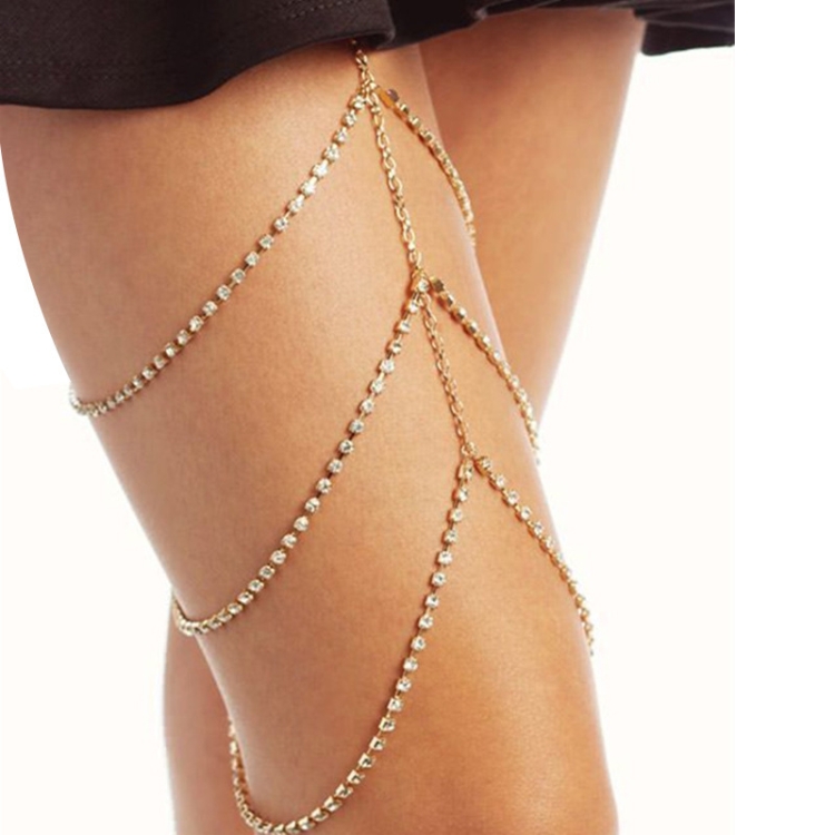 TBD0603661804.jpg Cadena de muslo en capas Cadena de cuerpo de mujer, SKU2556 Gold - Imagen 1