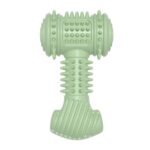 BG5045 TPR Juguetes para masticar mascotas Palo de dentición para perros con forma de martillo, Hammer Shape(Green)