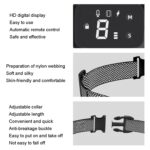 Collar de huelga eléctrico automático inteligente, pantalla Digital táctil, recargable, impermeable, entrenador de perros, Stop Barker - Imagen 3