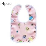 Babero impermeable para niños, 10 Uds., toalla de baba de bebé de doble capa de terciopelo de cristal
