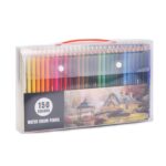 Juego de lápices de colores pintados a mano con núcleo soluble en agua, 150 Color