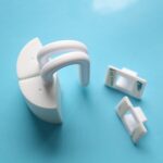 2 uds protección de costura de puerta antipinzamiento tarjeta de puerta de seguridad tapón de costura de puerta para niños, Door Seam Stopper - Imagen 2