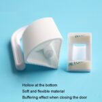 2 uds protección de costura de puerta antipinzamiento tarjeta de puerta de seguridad tapón de costura de puerta para niños, Door Seam Stopper - Imagen 3