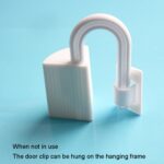 2 uds protección de costura de puerta antipinzamiento tarjeta de puerta de seguridad tapón de costura de puerta para niños, Door Seam Stopper - Imagen 4