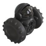 087DT Swing Car Pet Food Leaker sin vaso eléctrico Puzzle Balance Car Dog Toy, Black