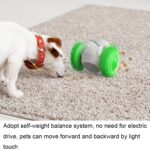 087DT Swing Car Pet Food Leaker sin vaso eléctrico Puzzle Balance Car Dog Toy, Yellow - Imagen 7