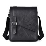 WEIXIER D266 Retro Crossbody Bolsa de mensajero de gran capacidad Bolso de hombro Tot Mochila