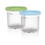 Para contenedores de almacenamiento de helado Ninja NC299AMZ NC300 con tapas, 2 Cups