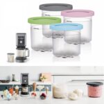 Para contenedores de almacenamiento de helado Ninja NC299AMZ NC300 con tapas, 2 Cups - Imagen 2