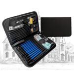 Juego de lápices de colores para bocetos Kit de dibujo para estudiantes de arte, 40pcs/set