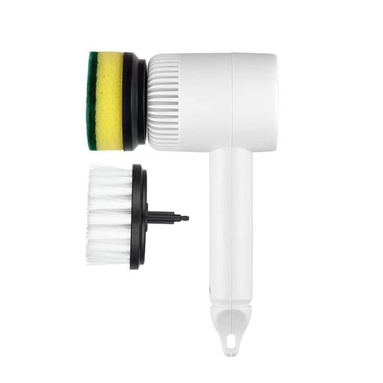 TBD0603679104.jpg Cepillo de limpieza eléctrico inalámbrico Cepillos de limpieza de azulejos de bañera de cocina recargable USB, White 800 mAh - Imagen 1